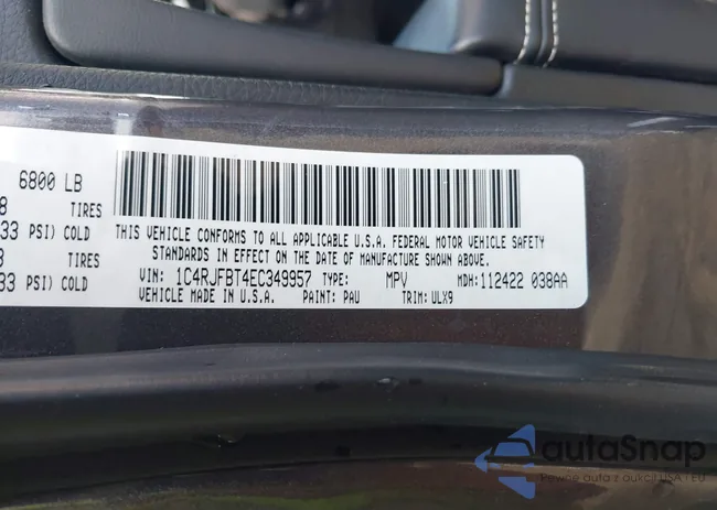 1C4RJFBT4EC349957: 42118241