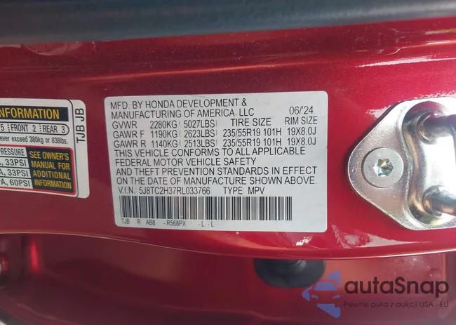 5J8TC2H37RL033766: 42119617