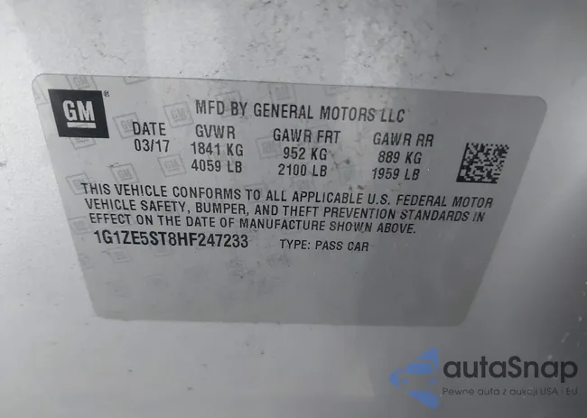 1G1ZE5ST8HF247233: 42119692