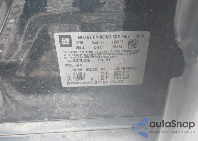 KL4CJCSB7FB193958: 42119780