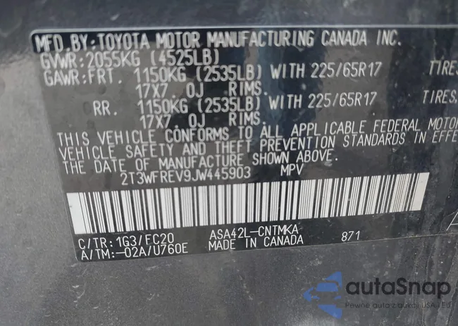 2T3WFREV9JW445903: 42119869