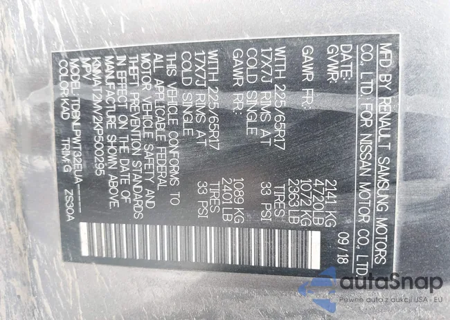 KNMAT2MV2KP500295: 42120002