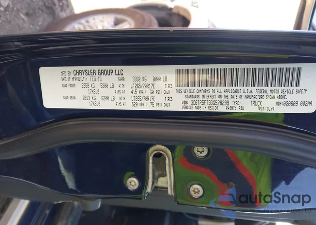 3C6TR5FT3DG528299: 42119171