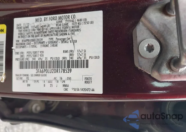 3FA6P0LU2DR178539: 42120614