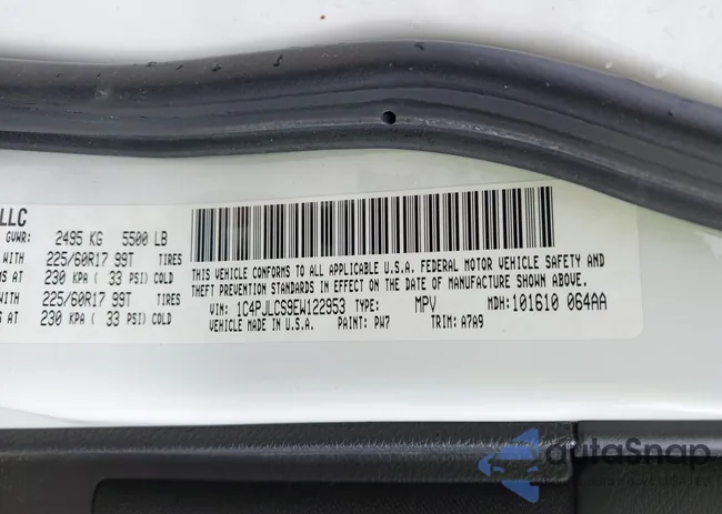 1C4PJLCS9EW122953: 42120666