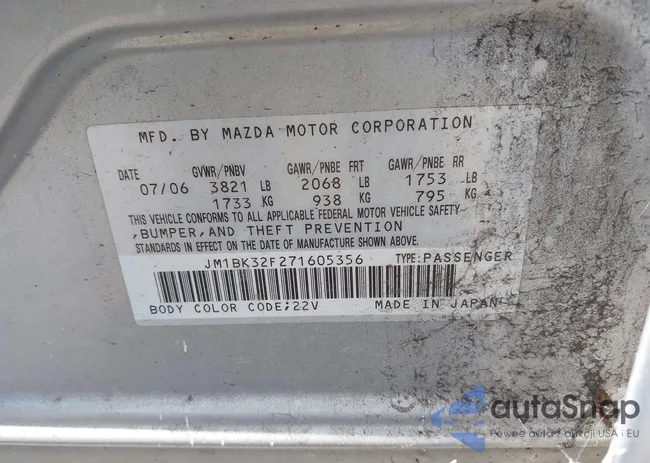 JM1BK32F271605356: 42120774