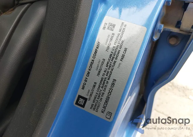 KL8CD6S91DC510919: 42120827