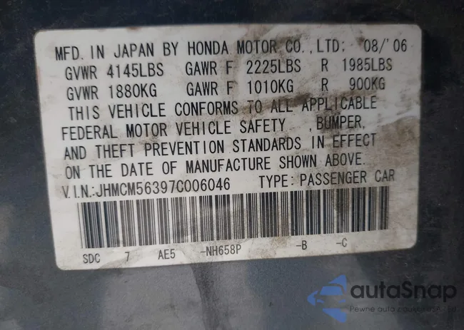 JHMCM56397C006046: 42120221