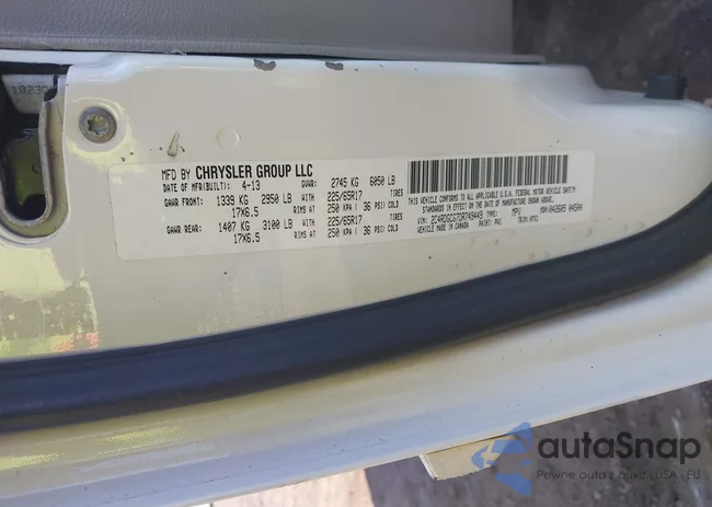 2C4RDGCG7DR749449: 42121913