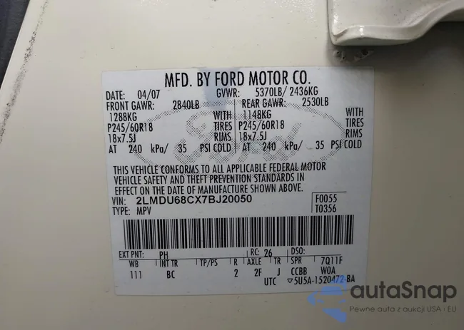 2LMDU68CX7BJ20050: 42121468