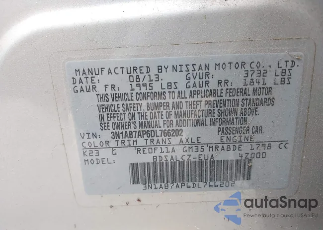 3N1AB7AP6DL766202: 42122653