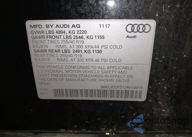 WA1JCCFS1JR018018: 42123107