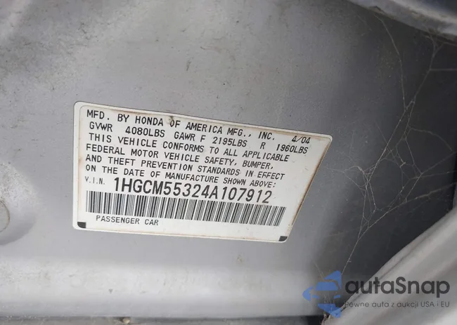 1HGCM55324A107912: 42123685