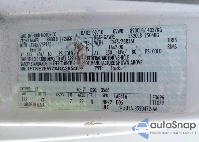 1FTNE2EW7ADA28548: 42123746