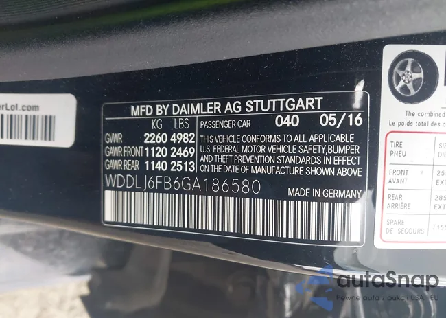 WDDLJ6FB6GA186580: 42123820