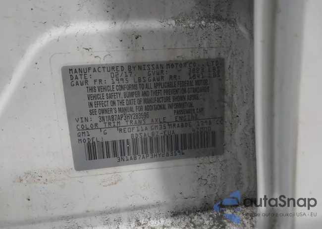 3N1AB7AP3HY283596: 42124034