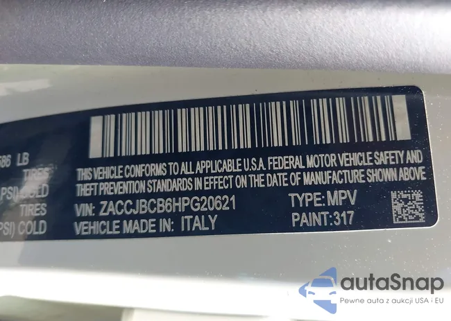 ZACCJBCB6HPG20621: 42123404