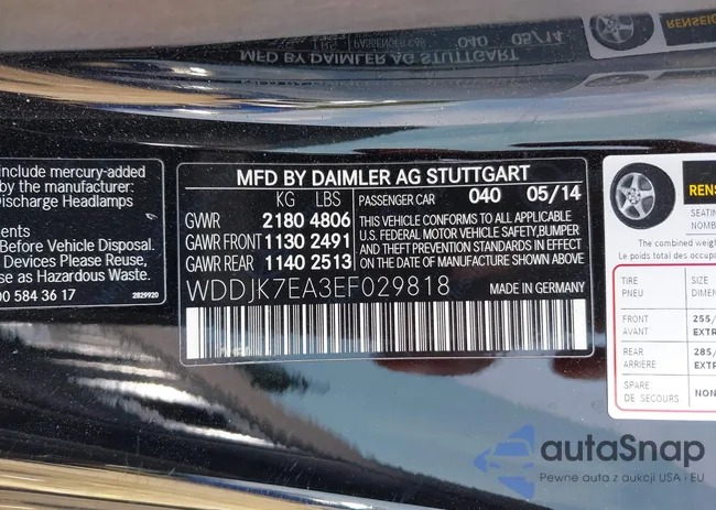 WDDJK7EA3EF029818: 42123474