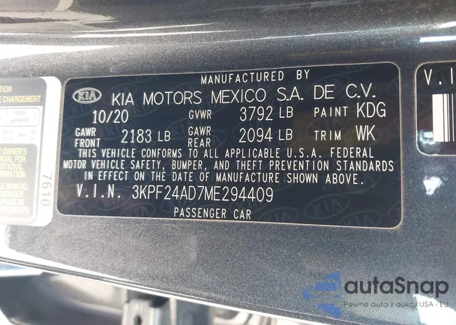 3KPF24AD7ME294409: 42124606