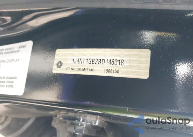 1J4NT1GB2BD146318: 42125057