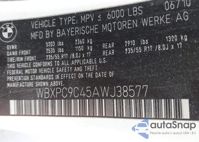 WBXPC9C45AWJ38577: 42124223