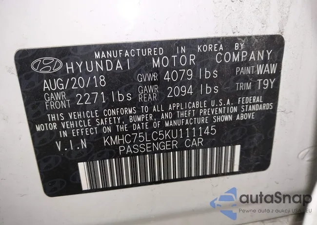 KMHC75LC5KU111145: 42124230