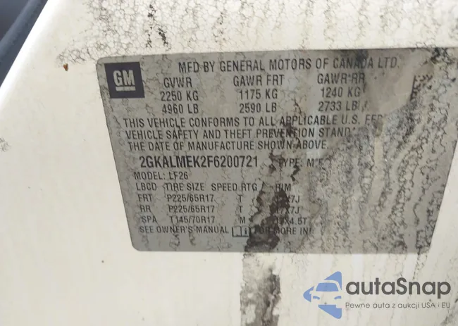 2GKALMEK2F6200721: 42124419