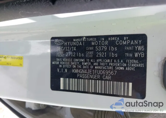 KMHGN4JE1FU069567: 42125556