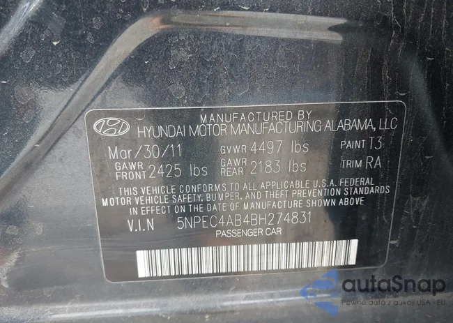 5NPEC4AB4BH274831: 42125816