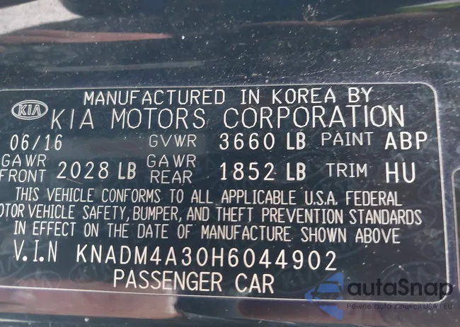 KNADM4A30H6044902: 42125853