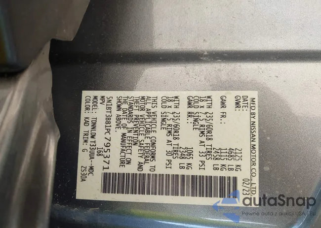 5N1BT3BB1PC795371: 42126076