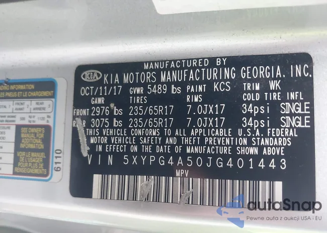 5XYPG4A50JG401443: 42125482