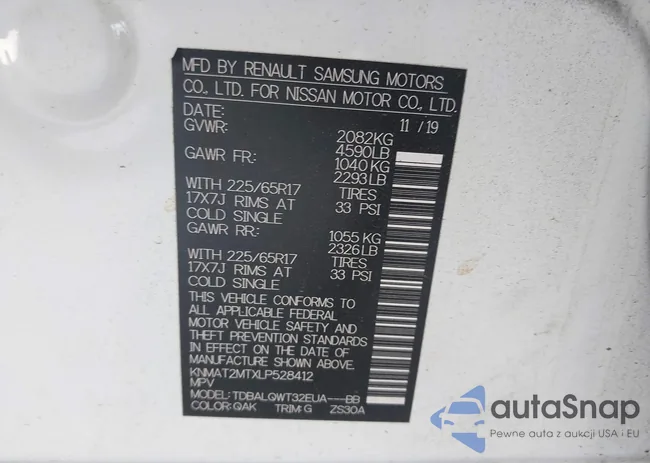 KNMAT2MTXLP528412: 42126609