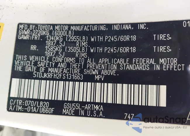 5TDJKRFH2FS131663: 42126277