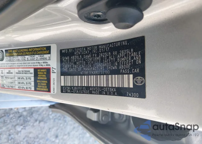 4T1BF1FKXHU733193: 42126305