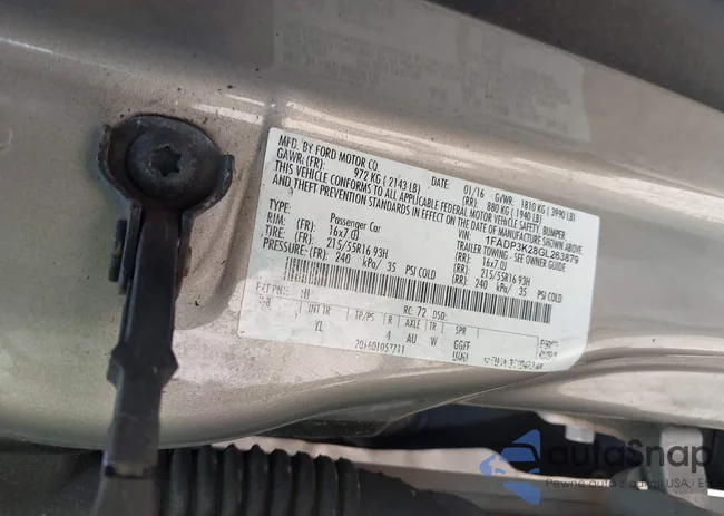 1FADP3K28GL263879: 42126315