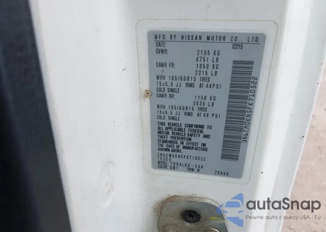 3N6CM0KN5FK710522: 42126509