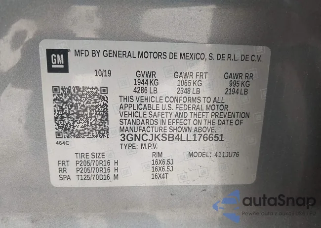 3GNCJKSB4LL176651: 42126535