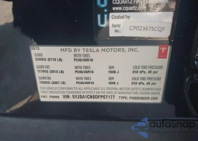 5YJSA1CN8DFP07177: 42127797