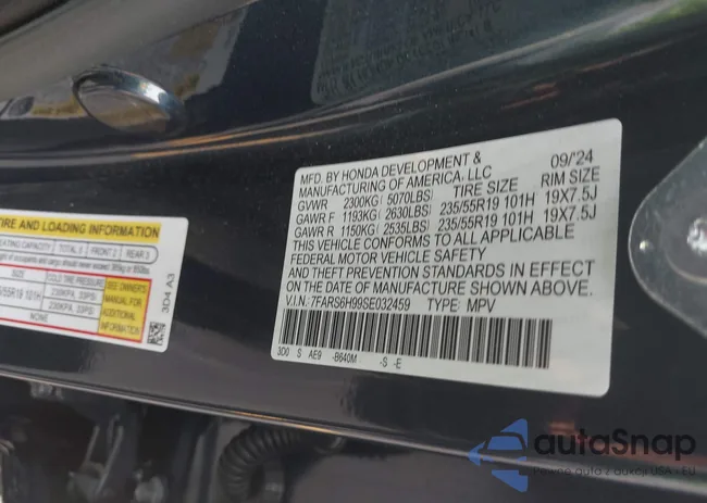 7FARS6H99SE032459: 42127390