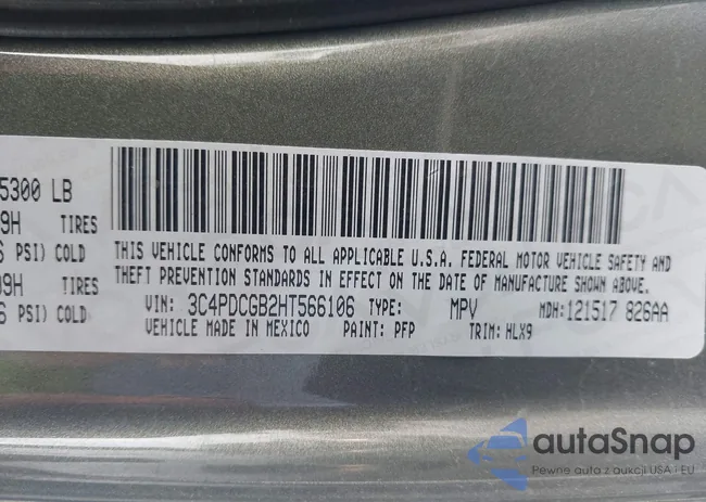 3C4PDCGB2HT566106: 42127396