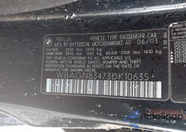 WBAGN83473DK10635: 42128630