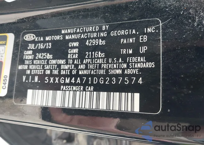 5XXGM4A71DG237574: 42128874