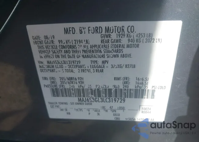 MAJ6S3GL3LC319729: 42128995