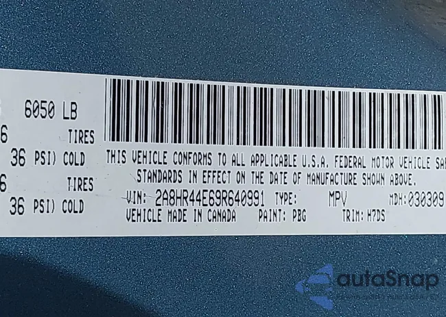 2A8HR44E69R640991: 42129118