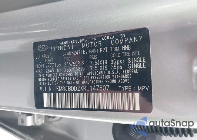 KM8JBDD2XRU147607: 42128482