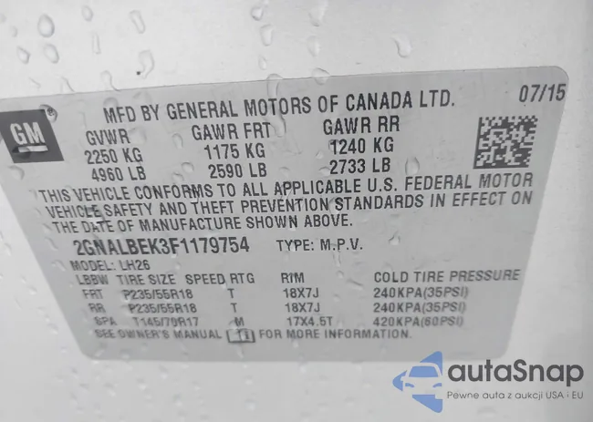 2GNALBEK3F1179754: 42129726