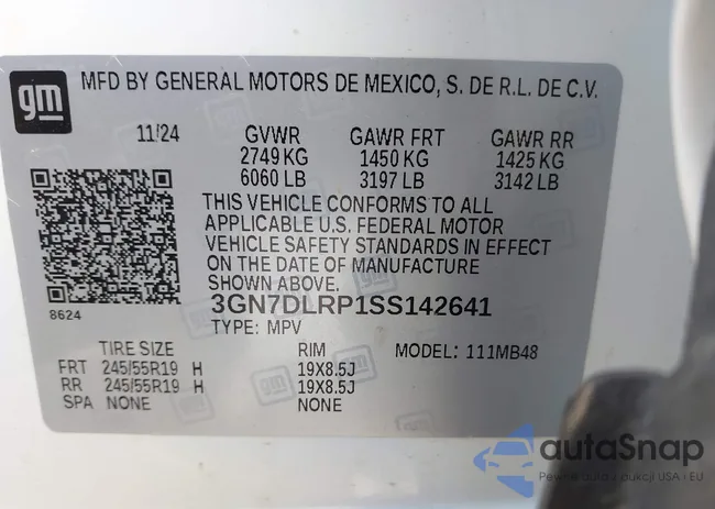 3GN7DLRP1SS142641: 42129744