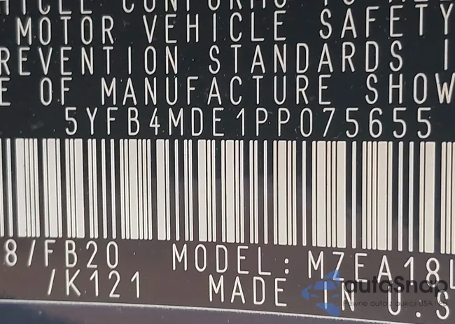 5YFB4MDE1PP075655: 42130613