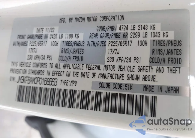 JM3KFBAM0P0168663: 42130677